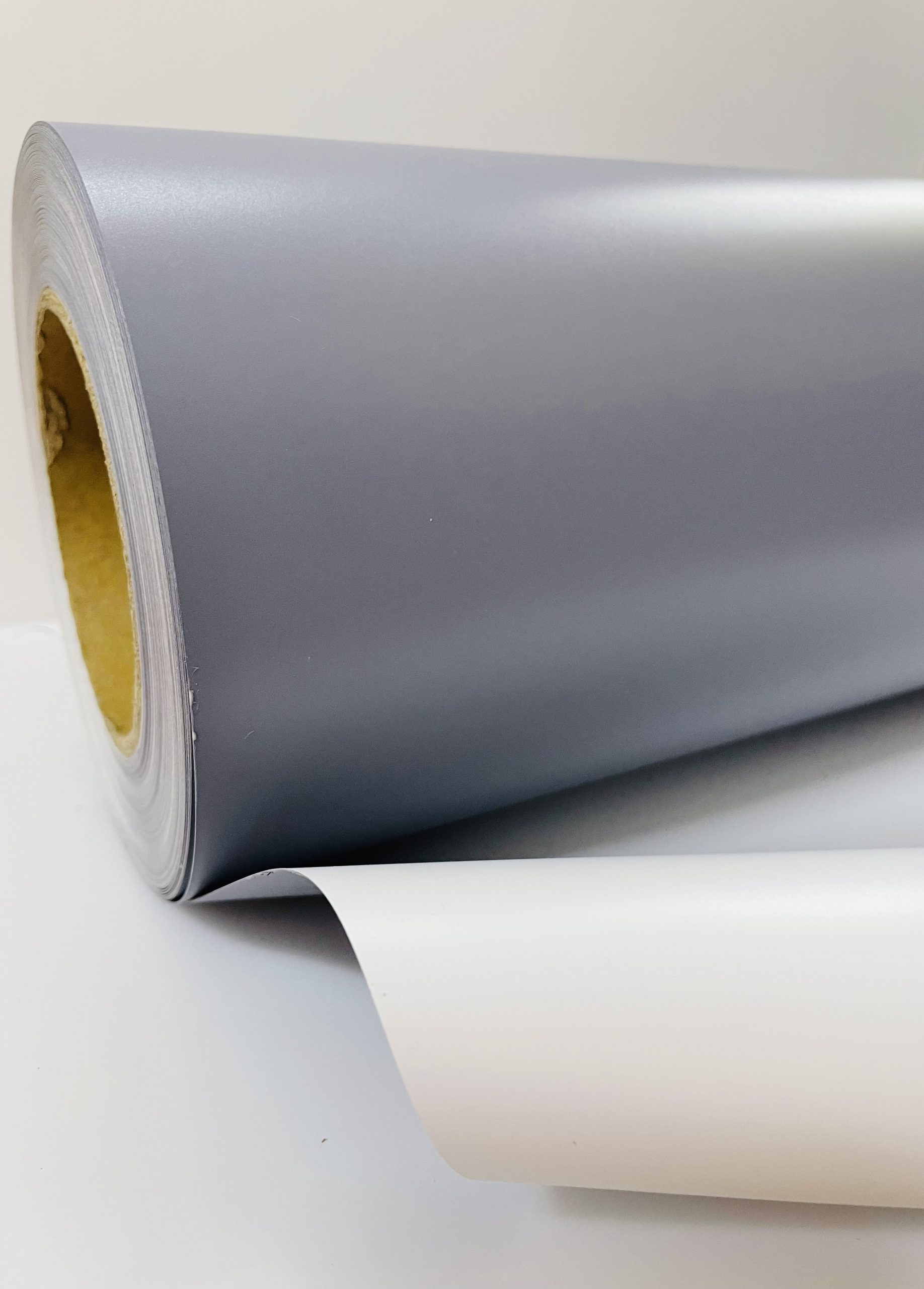 Grey Back Roll up media - Sabin Plastic