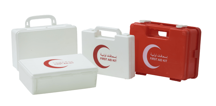 First Aid Box Kit | Sabin Plastic | White & Red Coloured Box