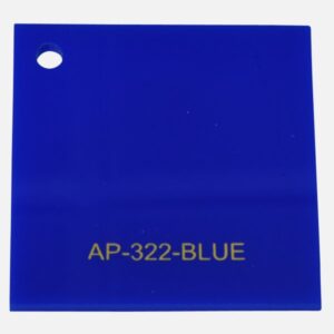 BLUE ACRYLIC SHEET 2.8mm 4 X 6 322