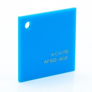 BLUE ACRYLIC SHEET 2.8mm 4 X 6 835