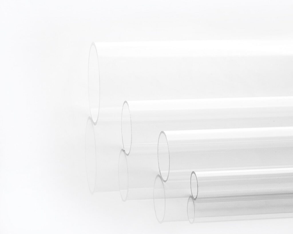 CLEAR ACRYLIC TUBE 60 X 56 X 2000mm Sabin Plastic