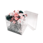 Acrylic box for flowers
