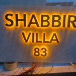 Shabbir Villa 83 Sign