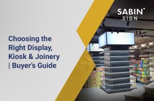 Read more about the article Choosing the Right Display Stand, Kiosk & Joinery Manufacturer in Dubai