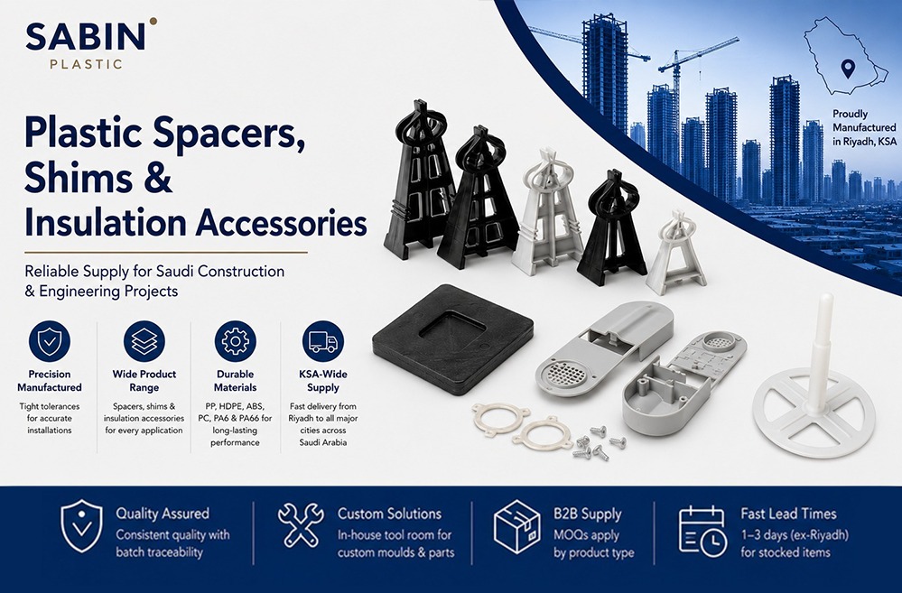 Read more about the article Plastic Spacers Shims Insulation Accessories KSA Supply